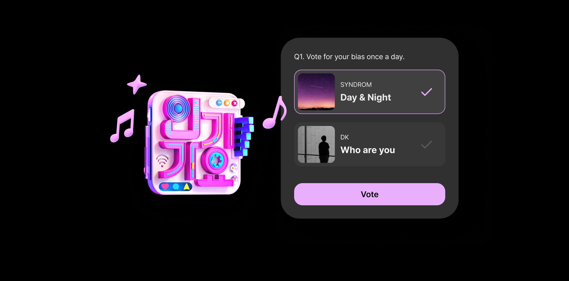 Participation in 'Inkigayo' Vote
